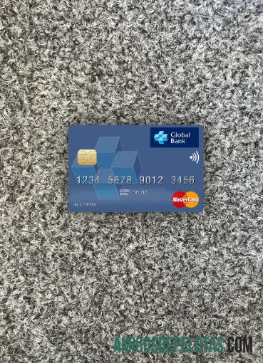 Libéria Global Bank Libéria Mastercard Photolook Front exemplo